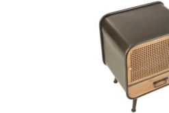 Hellin Tables De Chevet Table De Nuit Industriel En Métal 1 Porte Et 1 Tiroir -SURMATELAS Soldes table de nuit industriel en metal 1 porte et 1 tiroir 4