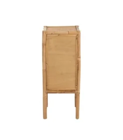 Calicosy Tables De Chevet Table De Nuit Rotin Naturel -SURMATELAS Soldes table de nuit rotin naturel 2