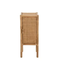 Calicosy Tables De Chevet Table De Nuit Rotin Naturel -SURMATELAS Soldes table de nuit rotin naturel 3