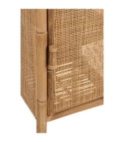 Calicosy Tables De Chevet Table De Nuit Rotin Naturel -SURMATELAS Soldes table de nuit rotin naturel 4