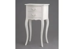 Hellin Tables De Chevet Table Téléphone 2 Tiroirs -SURMATELAS Soldes table telephone 2 tiroirs 1