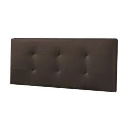HOMN Têtes De Lit Tête De Lit 140x60 Cm Noir, Cuir Synthétique -SURMATELAS Soldes tete de lit 140x60 cm chocolat cuir synthetique