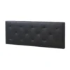 HOMN Têtes De Lit Tête De Lit 150x60 Cm Noir, Cuir Synthétique -SURMATELAS Soldes tete de lit 150x60 cm noir cuir synthetique 1