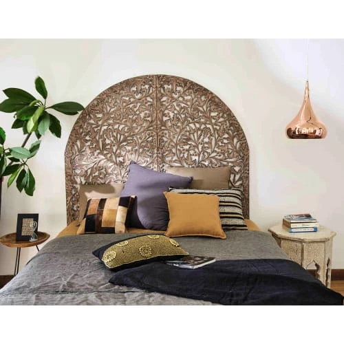 Maisons Du Monde Têtes De Lit Tête De Lit 160 En Bois Sculpté 4 Maisons Du Monde Têtes De Lit Tête De Lit 160 En Bois Sculpté – Image 2