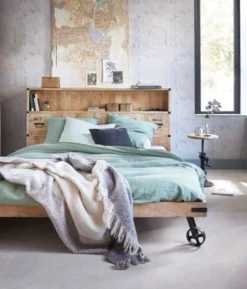 Maisons Du Monde Têtes De Lit Tête De Lit 160 Industrielle En Manguier Massif Et Métal Noir -SURMATELAS Soldes tete de lit 160 industrielle en manguier massif et metal noir 1000 9 15 216946 5