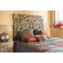 Maisons Du Monde Têtes De Lit Tête De Lit 160 Sculptée En Manguier Massif -SURMATELAS Soldes tete de lit 160 sculptee en manguier massif 1000 0 29 146727 1