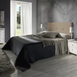 HOMN Têtes De Lit Tête De Lit 160x55 Cm Taupe, Capitonnée Cuir Synthétique 8 HOMN Têtes De Lit Tête De Lit 160x55 Cm Taupe, Capitonnée Cuir Synthétique -SURMATELAS Soldes tete de lit 160x55 cm taupe capitonnee cuir synthetique 1