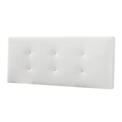 HOMN Têtes De Lit Tête De Lit 160x60 Cm Blanc, Cuir Synthétique -SURMATELAS Soldes tete de lit 160x60 cm blanc cuir synthetique 3