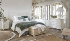 Maisons Du Monde Têtes De Lit Tête De Lit 200 En Pin Massif Motifs Mosaïques Blanches -SURMATELAS Soldes tete de lit 200 en pin massif motifs mosaiques blanches 1000 9 38 199011 5