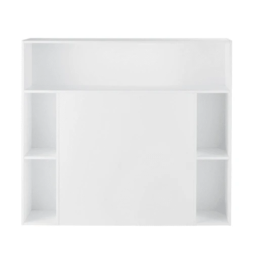 Maisons Du Monde Têtes De Lit Tête De Lit 90/140 Blanche Avec Rangements 3 Maisons Du Monde Têtes De Lit Tête De Lit 90/140 Blanche Avec Rangements