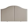 HOMN Têtes De Lit Tête De Lit Avec Des Clous 160x95 Cm Taupe 2 HOMN Têtes De Lit Tête De Lit Avec Des Clous 160x95 Cm Taupe -SURMATELAS Soldes tete de lit avec des clous 160x95 cm taupe 1