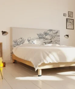 MyQuintus Têtes De Lit Tête De Lit Avec Housse Beige 160 Cm -SURMATELAS Soldes tete de lit avec housse beige 160 cm 7