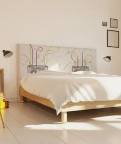 MyQuintus Têtes De Lit Tête De Lit Avec Housse Blanc 160 Cm -SURMATELAS Soldes tete de lit avec housse blanc 160 cm 7