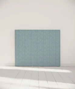 MyQuintus Têtes De Lit Tête De Lit Avec Housse Bleu 140 Cm -SURMATELAS Soldes tete de lit avec housse bleu 140 cm 2