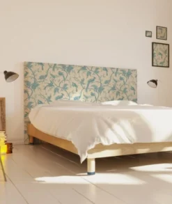 MyQuintus Têtes De Lit Tête De Lit Avec Housse Bleu 160 Cm -SURMATELAS Soldes tete de lit avec housse bleu 160 cm 11