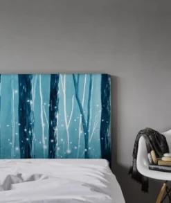 MyQuintus Têtes De Lit Tête De Lit Avec Housse Bleu 160 Cm -SURMATELAS Soldes tete de lit avec housse bleu 160 cm 26