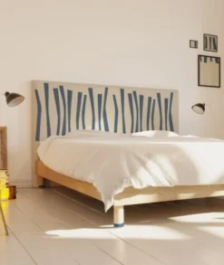 MyQuintus Têtes De Lit Tête De Lit Avec Housse Bleu 160 Cm -SURMATELAS Soldes tete de lit avec housse bleu 160 cm 35