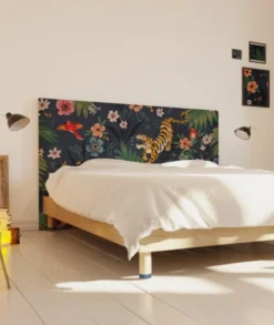 MyQuintus Têtes De Lit Tête De Lit Avec Housse Bleu 160 Cm -SURMATELAS Soldes tete de lit avec housse bleu 160 cm 47