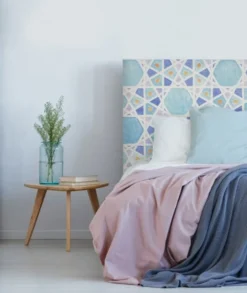 MyQuintus Têtes De Lit Tête De Lit Avec Housse Bleu 180 Cm -SURMATELAS Soldes tete de lit avec housse bleu 180 cm 33