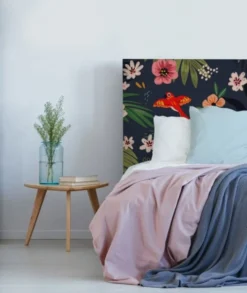 MyQuintus Têtes De Lit Tête De Lit Avec Housse Bleu 180 Cm -SURMATELAS Soldes tete de lit avec housse bleu 180 cm 51