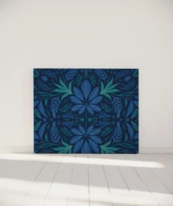 MyQuintus Têtes De Lit Tête De Lit Avec Housse Bleu Prusse 140 Cm -SURMATELAS Soldes tete de lit avec housse bleu prusse 140 cm 2