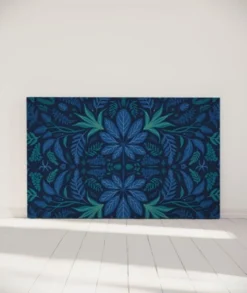 MyQuintus Têtes De Lit Tête De Lit Avec Housse Bleu Prusse 180 Cm -SURMATELAS Soldes tete de lit avec housse bleu prusse 180 cm 2