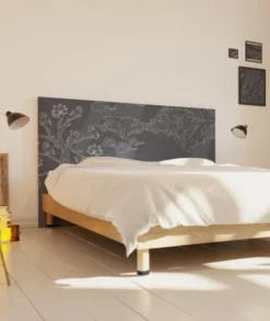 MyQuintus Têtes De Lit Tête De Lit Avec Housse Gris 140 Cm -SURMATELAS Soldes tete de lit avec housse gris 140 cm 17