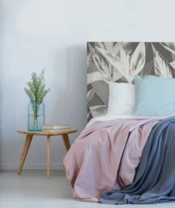 MyQuintus Têtes De Lit Tête De Lit Avec Housse Gris 160 Cm -SURMATELAS Soldes tete de lit avec housse gris 160 cm 5