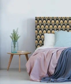 MyQuintus Têtes De Lit Tête De Lit Avec Housse Jaune 160 Cm -SURMATELAS Soldes tete de lit avec housse jaune 160 cm 9