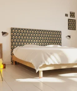 MyQuintus Têtes De Lit Tête De Lit Avec Housse Jaune 180 Cm -SURMATELAS Soldes tete de lit avec housse jaune 180 cm 5