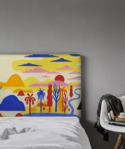 MyQuintus Têtes De Lit Tête De Lit Avec Housse Multicolore 140 Cm -SURMATELAS Soldes tete de lit avec housse multicolore 140 cm 10