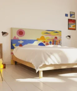 MyQuintus Têtes De Lit Tête De Lit Avec Housse Multicolore 140 Cm -SURMATELAS Soldes tete de lit avec housse multicolore 140 cm 7