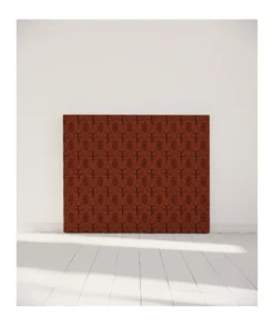 MyQuintus Têtes De Lit Tête De Lit Avec Housse Ocre Rouge 140 Cm -SURMATELAS Soldes tete de lit avec housse ocre rouge 140 cm 4