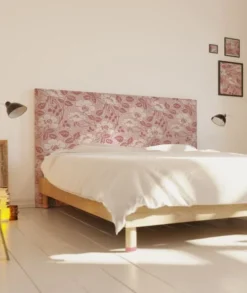 MyQuintus Têtes De Lit Tête De Lit Avec Housse Rose Argile 160 Cm -SURMATELAS Soldes tete de lit avec housse rose argile 160 cm 1