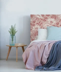 MyQuintus Têtes De Lit Tête De Lit Avec Housse Rose Argile 160 Cm -SURMATELAS Soldes tete de lit avec housse rose argile 160 cm 5