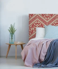 MyQuintus Têtes De Lit Tête De Lit Avec Housse Rouge 180 Cm -SURMATELAS Soldes tete de lit avec housse rouge 180 cm 15