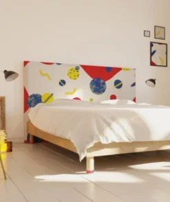 MyQuintus Têtes De Lit Tête De Lit Avec Housse Rouge 180 Cm -SURMATELAS Soldes tete de lit avec housse rouge 180 cm 5