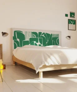 MyQuintus Têtes De Lit Tête De Lit Avec Housse Vert 140 Cm -SURMATELAS Soldes tete de lit avec housse vert 140 cm 13