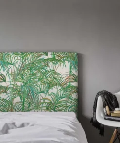 MyQuintus Têtes De Lit Tête De Lit Avec Housse Vert 140 Cm -SURMATELAS Soldes tete de lit avec housse vert 140 cm 4