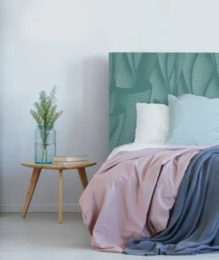 MyQuintus Têtes De Lit Tête De Lit Avec Housse Vert 140 Cm -SURMATELAS Soldes tete de lit avec housse vert 140 cm 44