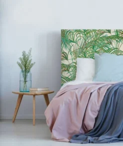 MyQuintus Têtes De Lit Tête De Lit Avec Housse Vert 140 Cm -SURMATELAS Soldes tete de lit avec housse vert 140 cm 5