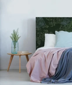 MyQuintus Têtes De Lit Tête De Lit Avec Housse Vert 140 Cm -SURMATELAS Soldes tete de lit avec housse vert 140 cm 51