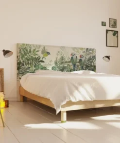 MyQuintus Têtes De Lit Tête De Lit Avec Housse Vert 180 Cm -SURMATELAS Soldes tete de lit avec housse vert 180 cm 1