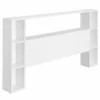ID Kids Têtes De Lit Tête De Lit Avec Rangements 140 Cm Bois Massif Blanc 1 ID Kids Têtes De Lit Tête De Lit Avec Rangements 140 Cm Bois Massif Blanc -SURMATELAS Soldes tete de lit avec rangements 140 cm bois massif blanc