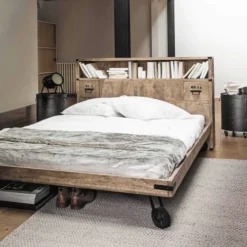 Maisons Du Monde Têtes De Lit Tête De Lit Avec Rangements En Manguier Massif L 140 Cm -SURMATELAS Soldes tete de lit avec rangements en manguier massif l 140 cm 1000 11 32 146279 1