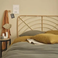 Bois Dessus Bois Dessous Têtes De Lit Tête De Lit Bohème En Rotin 160 Cm -SURMATELAS Soldes tete de lit boheme en rotin 160 cm 10