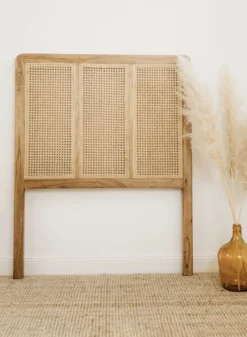 Saudara Collections Têtes De Lit Tête De Lit Bois Et Cannage -SURMATELAS Soldes tete de lit bois et cannage 4