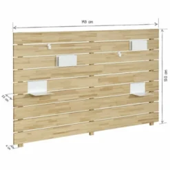 ID Kids Têtes De Lit Tête De Lit Bois Massif -SURMATELAS Soldes tete de lit bois massif 8