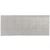 Wadiga Têtes De Lit Tête De Lit Capitonnée Carrés Polyester Gris Clair L160cm -SURMATELAS Soldes tete de lit capitonnee carres polyester gris clair l160cm