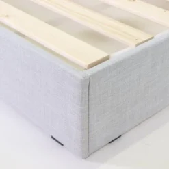 Homifab Têtes De Lit Tête De Lit Capitonnée En Tissu Gris Clair 160 Cm -SURMATELAS Soldes tete de lit capitonnee en tissu gris clair 160 cm 5